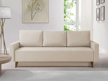3-seters sovesofa OVIEDO Verita 03 - Beige - Møbler - Sofaer - Sovesofaer
