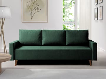 3-seters sovesofa OVIEDO Verita 75 - Mørkegrønn - Møbler - Sofaer - Sovesofaer