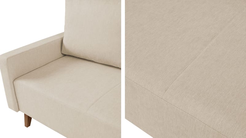 3-seters sovesofa OVIEDO Verita 98 - Svart - Møbler - Sofaer - Sovesofaer