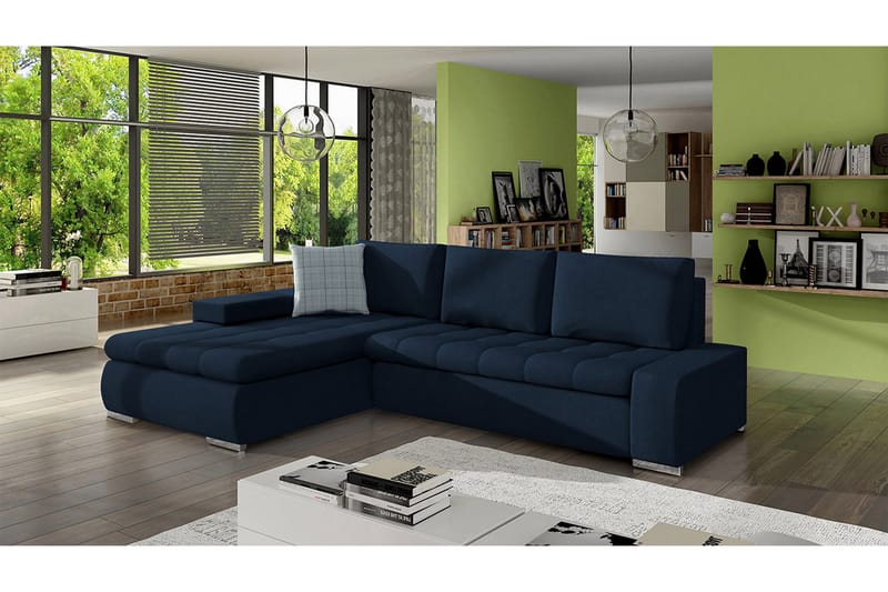 3-seters Sovesofa Universal - Svart - Møbler - Sofaer - Sovesofaer