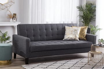 Vehkoo 3-seter Sovesofa 108x178 cm i Stoff - Grå - M øbler - Sofaer - Sovesofaer - 3 seters sovesofa