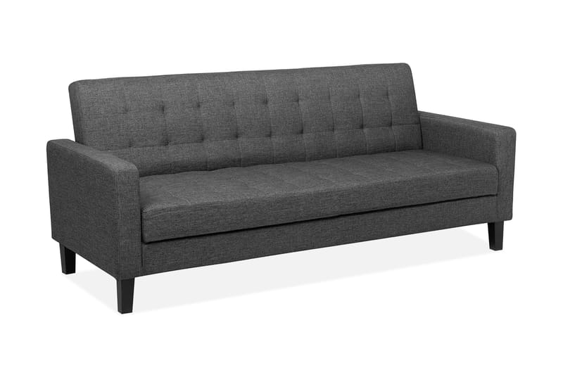 Vehkoo 3-seter Sovesofa 108x178 cm i Stoff, Grå