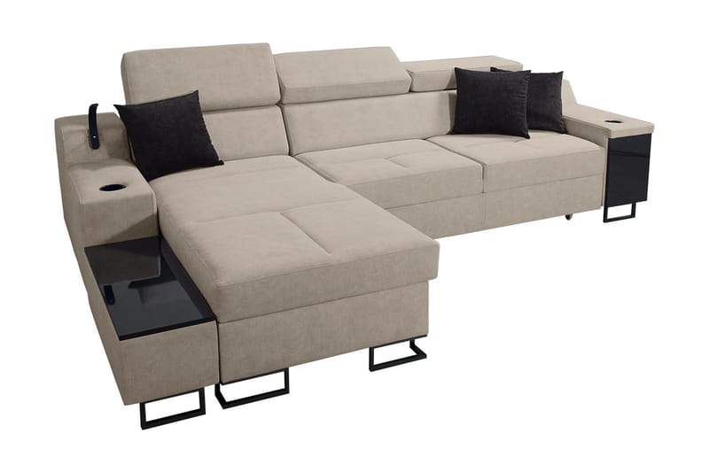 3-seters Sovesofa Venstre, Beige