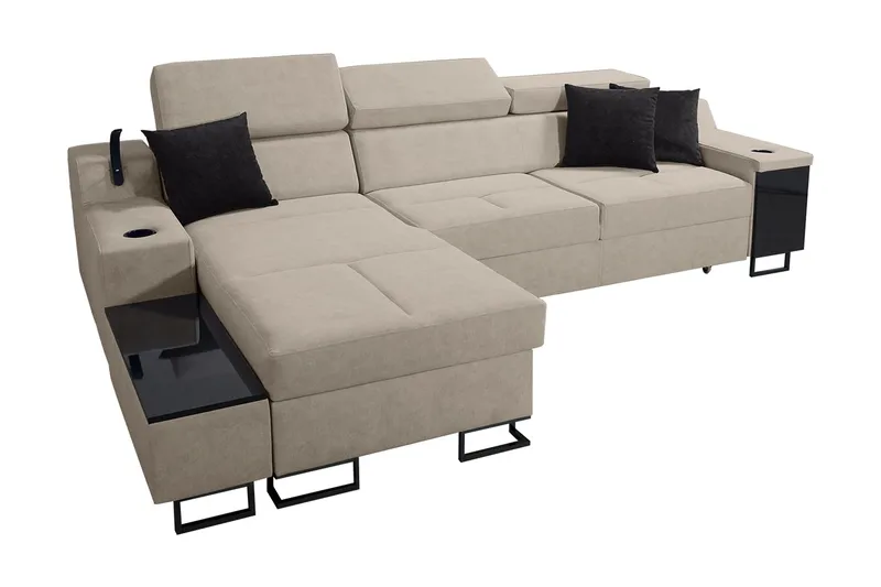 3-seters Sovesofa Venstre, Beige
