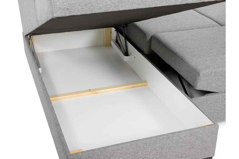 4-seters Hjørnesovesofa - Grå - Møbler - Sofaer - Sovesofaer