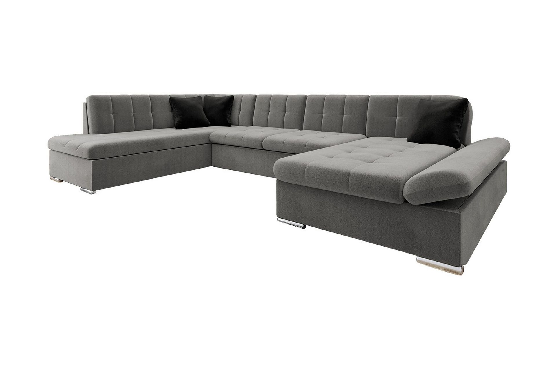 4-seters Hjørnesovesofa - Grå