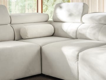 4-seters hjørnesovesofa VOLARE Velo 623 Venstrevendt - beige - Møbler - Sofaer - Sovesofaer