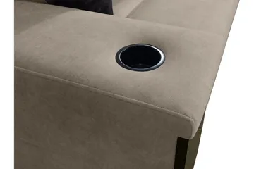 4-seters Sovesofa Høyre - Blå - Møbler - Sofaer - Sovesofaer