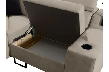 4-seters Sovesofa Høyre - Grønn - Møbler - Sofaer - Sovesofaer