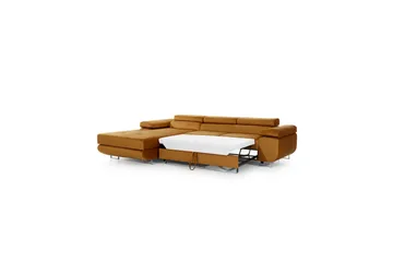Klinka Sovesofa med Divan Venstre - Beige/Brun - Møbler - Sofaer - Sovesofaer
