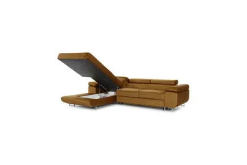 Klinka Sovesofa med Divan Venstre - Grå/Hvit - Møbler - Sofaer - Sovesofaer