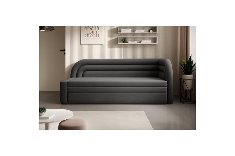 Sofa Eltap Fabillo 223x86x80 cm - Sola 6, Grå, Høyre - Møbler - Sofaer - Sovesofaer - 4 seters sovesofa