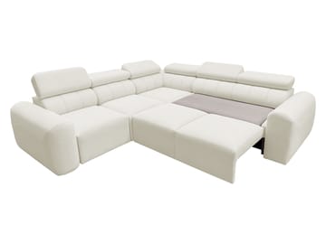 5-seters hjørnesovesofa VOLARE Velo 623 Høyrevendt - beige - Møbler - Sofaer - Sovesofaer