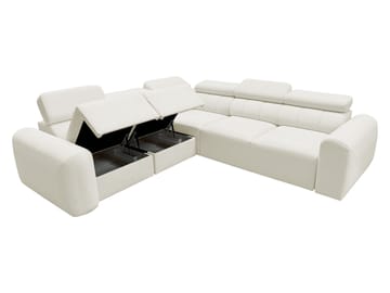 5-seters hjørnesovesofa VOLARE Velo 623 Høyrevendt - beige - Møbler - Sofaer - Sovesofaer