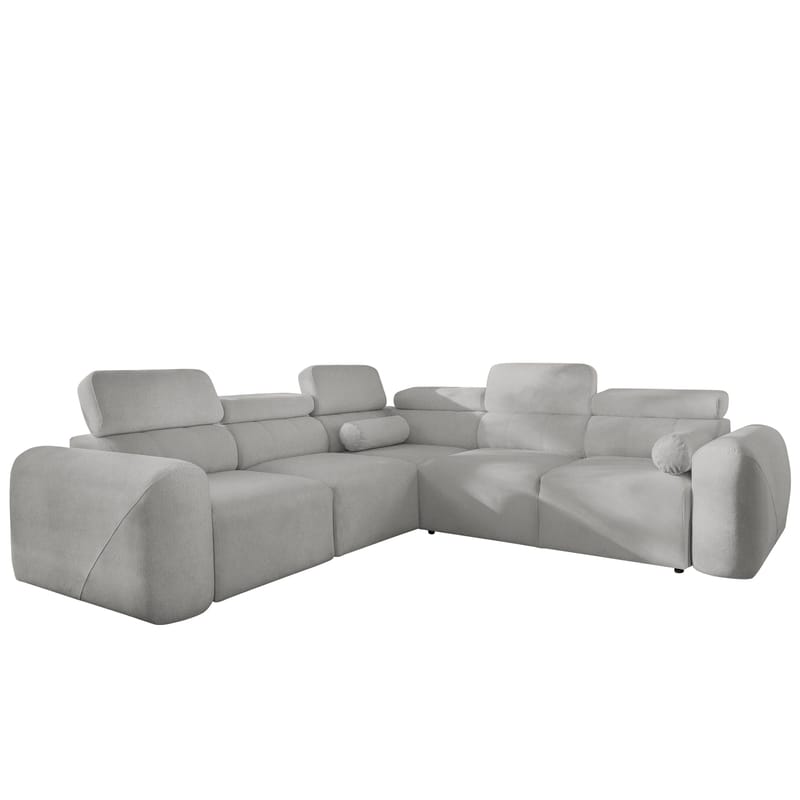 5-seters hjørnesovesofa VOLARE Velo 633 Venstrevendt, lysegrå