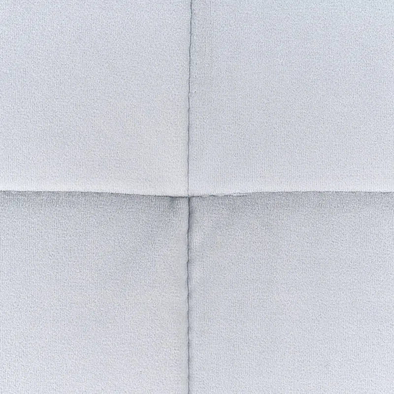 5-seters Modulsofa Aberdeen - Lysegrå, svart/Fløyel - Møbler - Sofaer - Modulsofaer - Komplett modulsofa