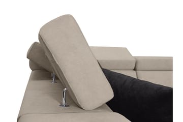 5-seters Sovesofa Høyre - Beige - Møbler - Sofaer - Sovesofaer