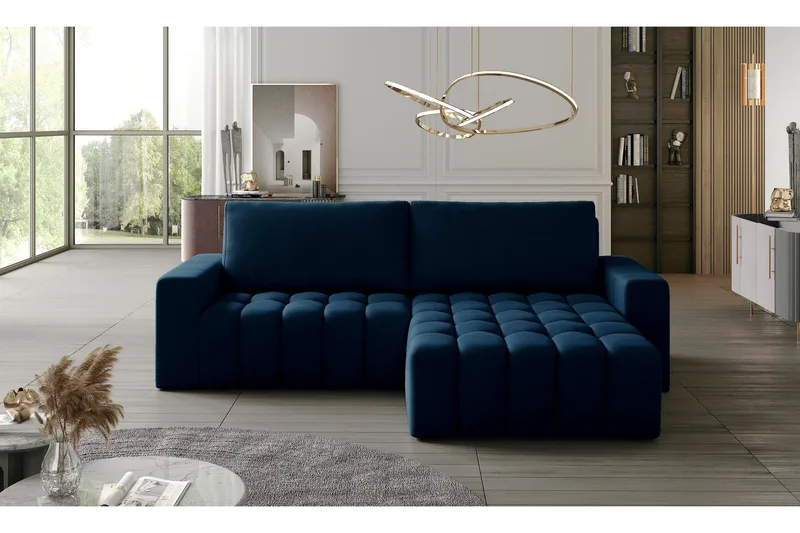 Abonetta Divansovesofa Høyre, Blå