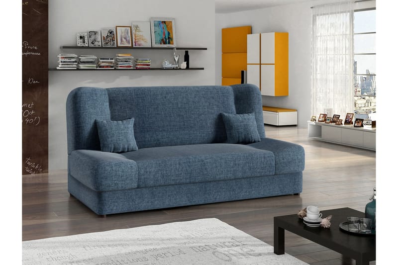 Abron Sovesofa 3-seter - Blå - Møbler - Sofaer - Sovesofaer