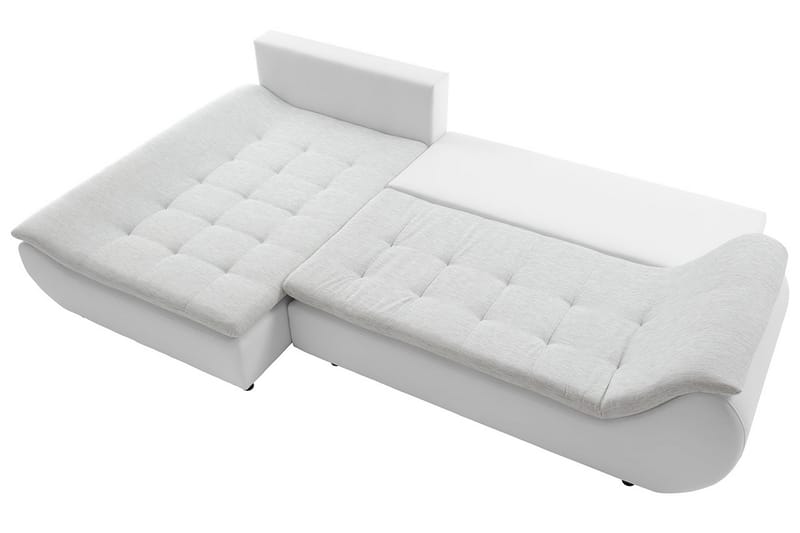 Adeleine L-Sovesofa Venstre - Hvit/Beige - Møbler - Sofaer - Sovesofaer
