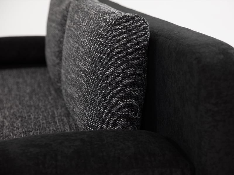 Adelma 2-seter Sovesofa 143x200 cm med Oppbevaring i Stoff - Beige - Møbler - Sofaer - Sovesofaer
