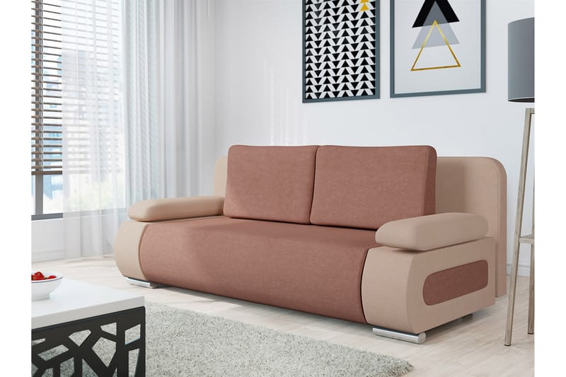 Adelma Sovesofa - Rosa - Møbler - Sofaer - Sovesofaer
