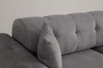 Adelphe 4-seters Sovesofa - Lysegrå - Møbler - Sofaer - Sovesofaer