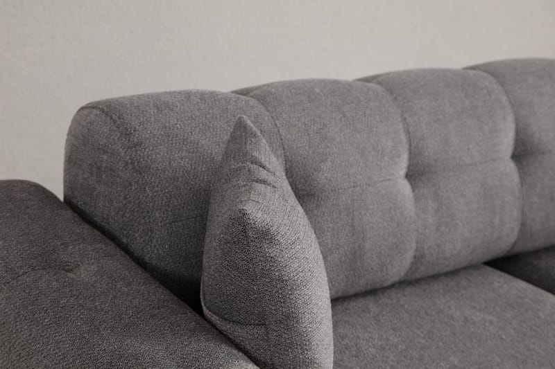 Adelphe 4-seters Sovesofa - Lysegrå - Møbler - Sofaer - Sovesofaer