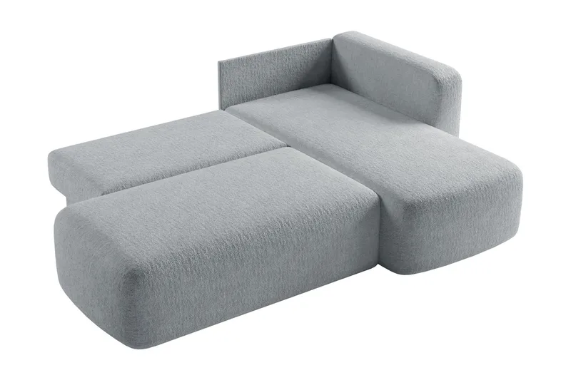 Afir Sovesofa Med 2-Seters Divan - Beige/Hvit - Møbler - Sofaer - Sovesofaer