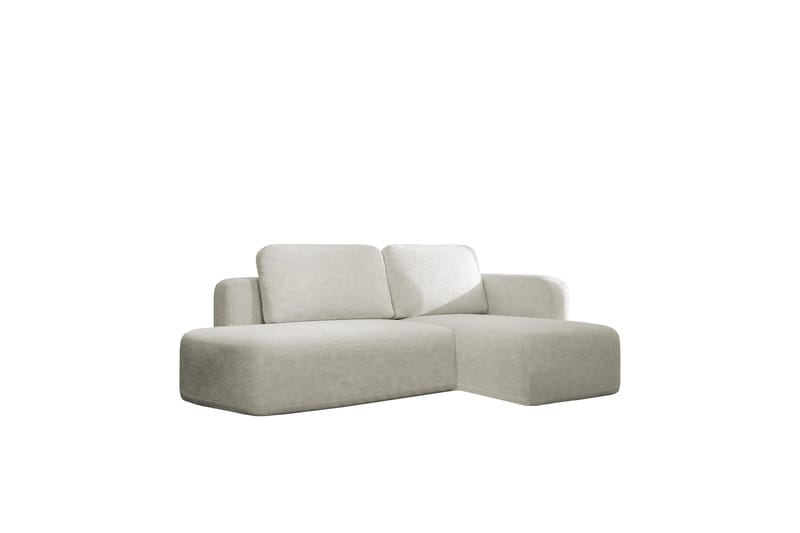 Afir Sovesofa Med 2-Seters Divan - Beige/Hvit - Møbler - Sofaer - Sovesofaer