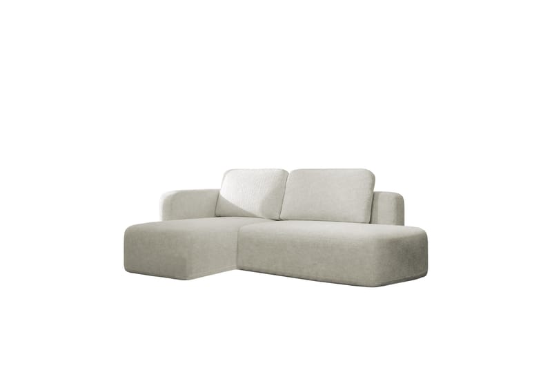 Afir Sovesofa Med 2-Seters Divan - Beige/Hvit - Møbler - Sofaer - Sovesofaer