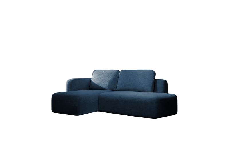 Afir Sovesofa Med 2-Seters Divan - Blå - Møbler - Sofaer - Sovesofaer