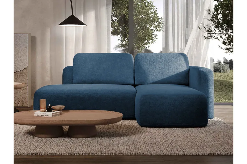 Afir Sovesofa Med 2-Seters Divan - Grå - Møbler - Sofaer - Sovesofaer