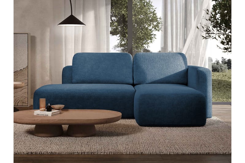 Afir Sovesofa Med 2-Seters Divan - Grå - Møbler - Sofaer - Sovesofaer