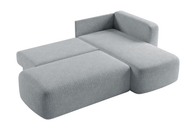 Afir Sovesofa Med 2-Seters Divan - Hvit - Møbler - Sofaer - Sovesofaer