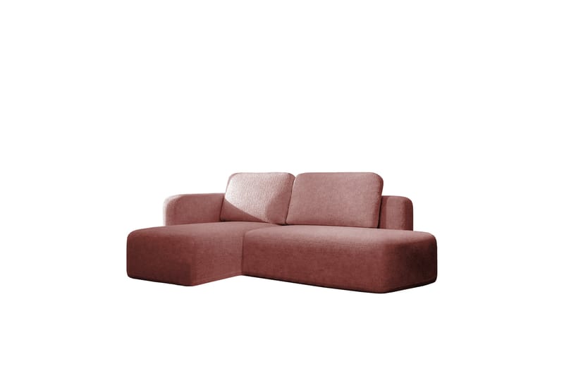 Afir Sovesofa Med 2-Seters Divan - Rosa - Møbler - Sofaer - Sovesofaer