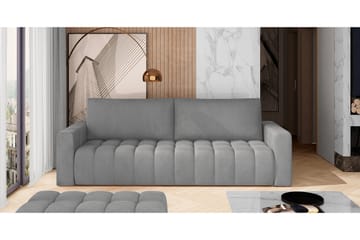 Alazaro 3-seter Sovesofa - Grå - Møbler - Sofaer - Sovesofaer