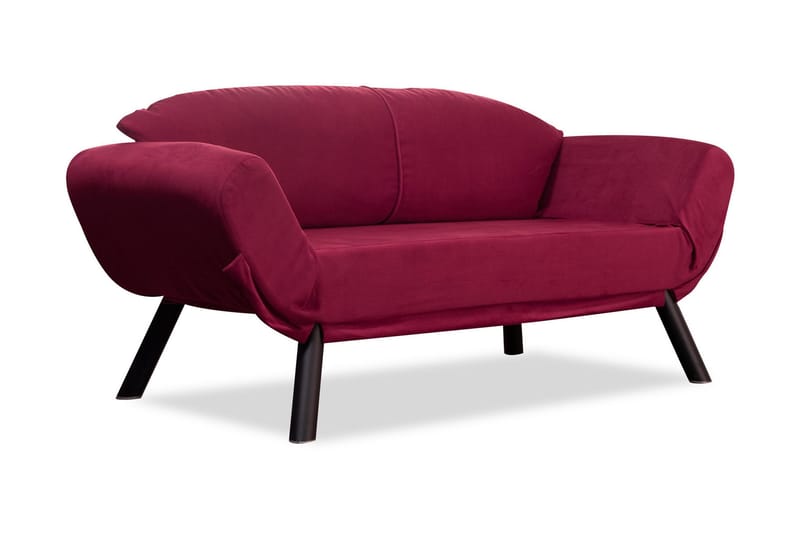 Albertina Sovesofa 2-seter - Burgunder - Møbler - Sofaer - Sovesofaer