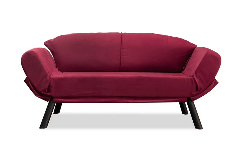 Albertina Sovesofa 2-seter - Burgunder - Møbler - Sofaer - Sovesofaer