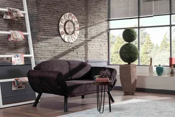 Albertina Sovesofa 2-seter - Svart - Møbler - Sofaer - Sovesofaer