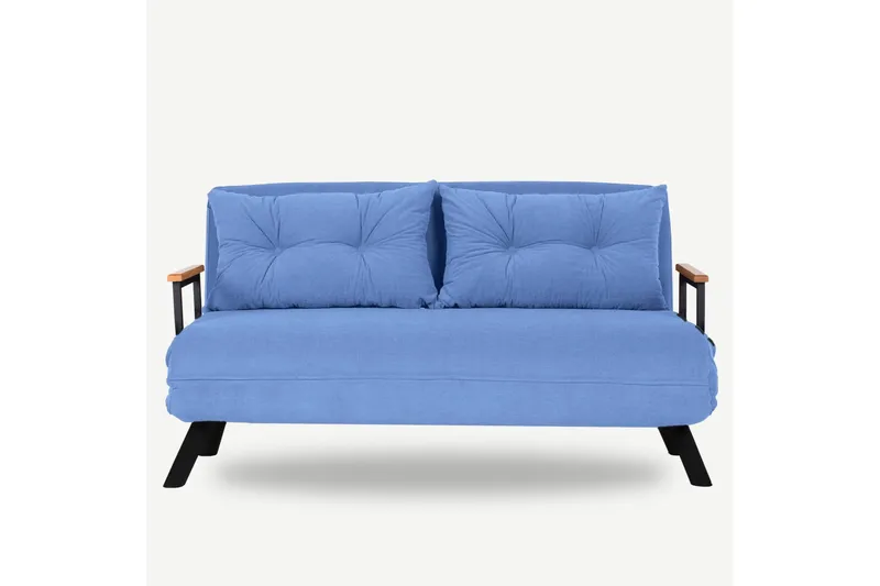 Alfredton Sovesofa 2-seter 175x133 cm - Blå - Møbler - Sofaer - Sovesofaer