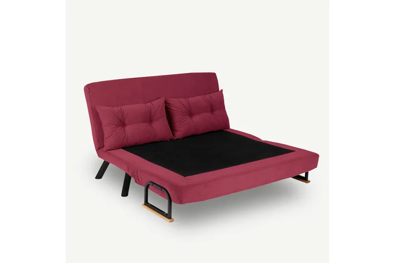 Alfredton Sovesofa 2-seter 175x133 cm - Rød - Møbler - Sofaer - Sovesofaer