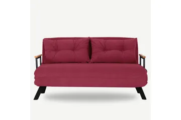 Alfredton Sovesofa 2-seter 175x133 cm - Rød - Møbler - Sofaer - Sovesofaer