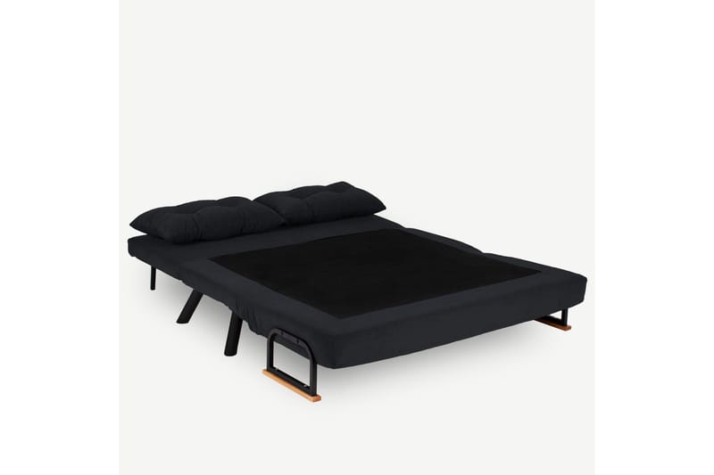 Alfredton Sovesofa 2-seter 175x133 cm - Svart - Møbler - Sofaer - Sovesofaer
