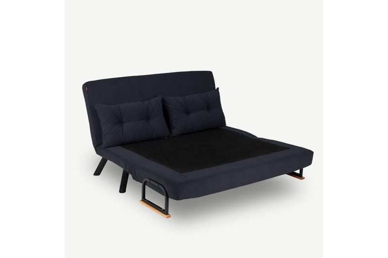 Alfredton Sovesofa 2-seter 175x133 cm - Svart - Møbler - Sofaer - Sovesofaer