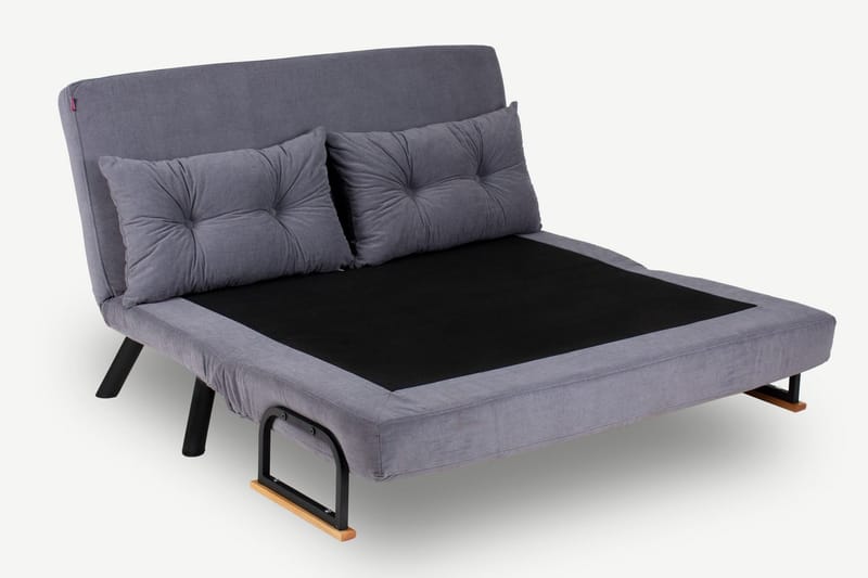 Alfredton Sovesofa 2-seters 120x185 - Grå - Møbler - Sofaer - Sovesofaer