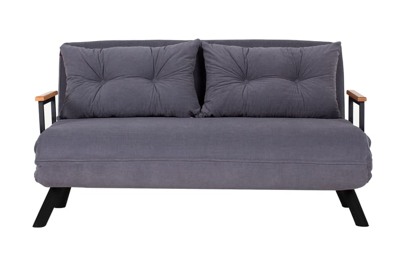 Alfredton Sovesofa 2-seters 120x185 - Grå - Møbler - Sofaer - Sovesofaer