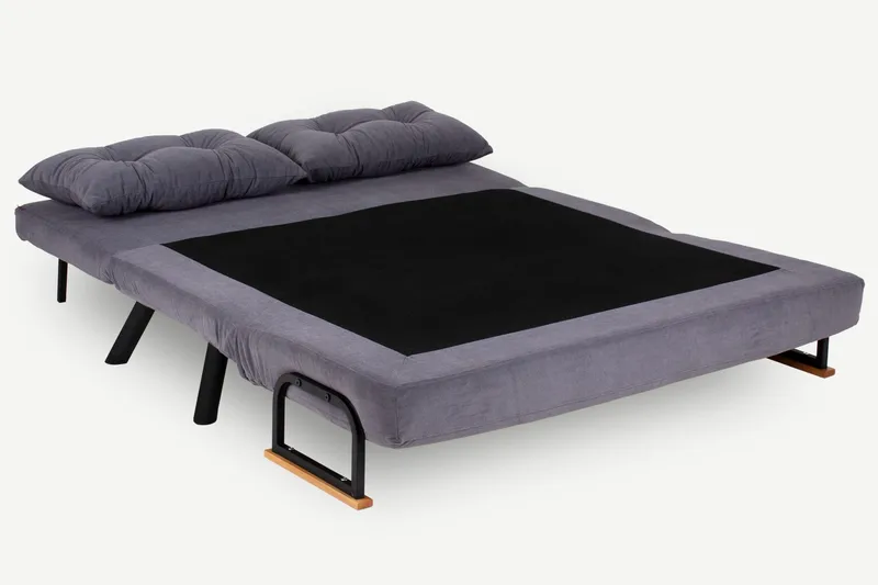 Alfredton Sovesofa 2-seters 120x185 - Grå - Møbler - Sofaer - Sovesofaer