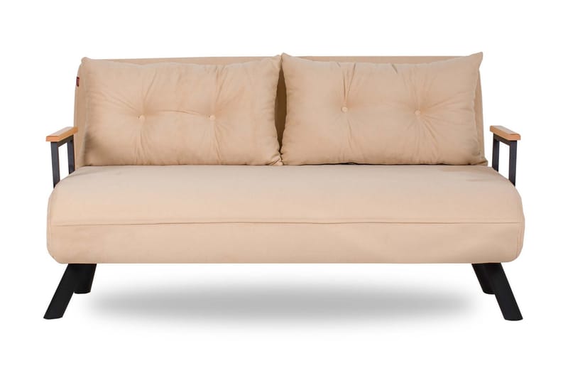Alfredton Sovesofa 2-seters 120x185 - Krem - Møbler - Sofaer - Sovesofaer
