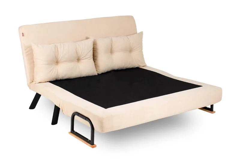 Alfredton Sovesofa 2-seters 120x185 - Krem - Møbler - Sofaer - Sovesofaer